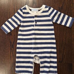 Janie & Jack boys striped outfit - size 0-3m